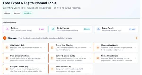 Introducing ExpatsLIST.org: 41 Free Relocation Tools for Expats & Digital Nomads