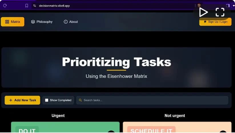 Declutter Your Mind: This Free Eisenhower Matrix App Sorts Your Tasks in Seconds
