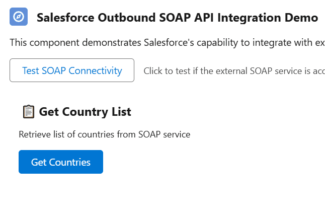 Salesforce SOAP Integration 